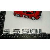 S550L Bagaj Krom Metal 3M 3D Yazı Logo - 5