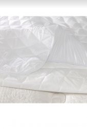 Çift Kişilik Kapıtoneli Fitted Yatak Koruyucu Sıvı Geçirmez Alez  Beyaz 100Pamuklu 160x200Cm Ebat - 6