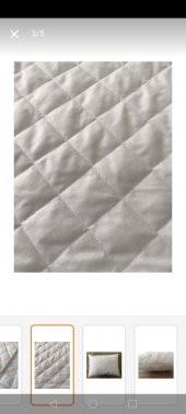 Sıvı Geçirmez Yastık  Alezi  2  Adet  Kapitoneli Fermuarlı  Beyaz  Yastık Koruyucu Kılıfı  Pamuklu 50 x 70 CM - 7