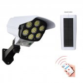 Solar Güneş Enerjili Hareket Sensörlü Güvenlik Kamerası Görünümlü 77 Ledli Dış Mekan Bahçe Işık - 1