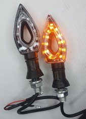 RT-072 LED SİNYAL [SARI IŞIK] [TAKIM] SİYAH - E BELGELİ - 2