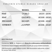 Fiat Doblo, Citroen, Peugeot Boxer için Arka Tampon Reflektörü - 2