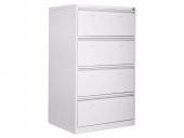 Dört Geniş Çekmeceli Metal Kartoteks Askılı Dosya Dolabı 84*62*133h - 1