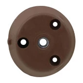 Mobilya Masa Sehpa Ayağı Bağlantı Aparatı Açılı Dereceli Ayak Tabanı Kahverengi (10 ADET) - 5