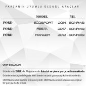 Ford Fiesta, Ecosport, Ranger için Burgulu Tavan Anten Çubuğu - 2