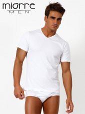 Miorre Modal Strech V Yaka Kısa Kol Fanila - 6