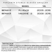 Renault Fluence, Megane 3 için Torpido Mandalı Yaylı-Siyah - 2