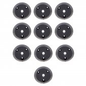 Mobilya Masa Sehpa Ayağı Bağlantı Aparatı Açılı Dereceli Ayak Tabanı Siyah (10 ADET) - 8