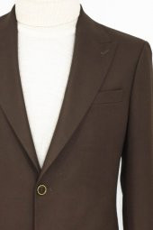 Desensiz Slim Fit Spor Kahverengi Erkek Ceket - 2