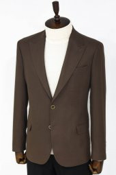 Desensiz Slim Fit Spor Kahverengi Erkek Ceket - 3