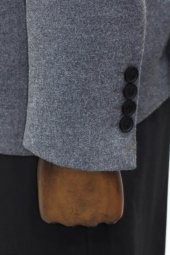 Desensiz Slim Fit Spor Gri Erkek Ceket - 5