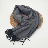 Balık Sırtı Klasik ve Spor Erkek Atkı Gri Renk - 5