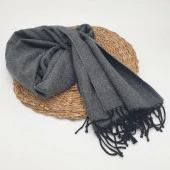 Balık Sırtı Klasik ve Spor Erkek Atkı Gri Renk - 12