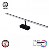 Horoz Kanarya-12 Led Siyah Duvar Aplik 12 w 4200 kelvin - 1