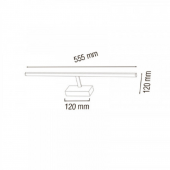 Horoz Kanarya-12 Led Siyah Duvar Aplik 12 w 4200 kelvin - 2