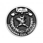 Gümüş Jandarma Özel Harekat Yaka Rozeti - 1