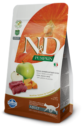 ND Pumpkin Tahılsız Geyik Etli Bal Kabaklı ve Elmalı Yetişkin Kedi Maması 1.5 Kg - 1