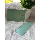 Birrsevsen kartpostal 10*15cm mat yüzey 10ar adet tebrik ve karton kitap ayracı - 1