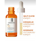 La Roche Posay Saf C Vitamini Işıltı Veren Antioksidan Serum 30 ml - 3
