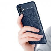 Samsung Galaxy A04S Kılıf Niss Deri Görünümlü Silikon Kapak - 5
