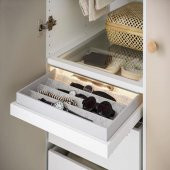 Raf İçi Bölmeli Ünite Açık Gri Ölçü 40x53x5Cm MeridyenDukkan Takı-Gözlük-Saat Düzenleme Kutusu Yumuşak Keçe thumbnail 5