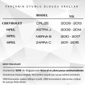 Chevrolet Cruze, Opel Astra J, Meriva B, Zarifa C için Airbag Zemberek - 20817720 - 2
