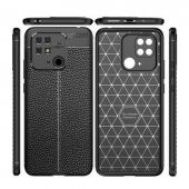 Xiaomi Poco C40 Kılıf Deri Görünümlü Niss Silikon Kapak - 1