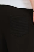 Erkek Rahat Kalıp - Arka Cep Ottoman Şort - 5