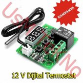 Kuluçka Termostatı 12v Akvaryum Termostatı Dijital Termostat - 1