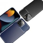 Apple iPhone 14 Pro Kılıf Deri Görünümlü Negro Silikon Kapak - 6