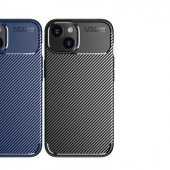 Apple iPhone 14 Kılıf Deri Görünümlü Negro Silikon Kapak - 1