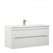 Orka Varna 80 cm MDF Mat Kaşmir Banyo Dolabı Alt Modül ve Lavabo - 1