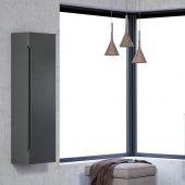 Orka Varna 40 cm Mat Antrasit Banyo Boy Dolabı - 1
