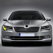 Skoda Superb MK3 2015-2019 Sağ Ön Far Yıkama Kapağı 3V0955110 - 1