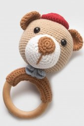 Amigurumi Ayı Çıngırak Kahverengi - 1