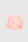 Müslin Fırfırlı Şort Pembe - 1