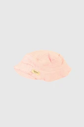 Müslin Bucket Şapka Pembe - 1