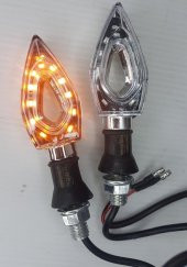 RT-072 LED SİNYAL [SARI IŞIK] [TAKIM] KROM - E BELGELİ - 2