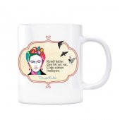 Frida Kahlo Kupa Bardak - Kendi Halim - 1