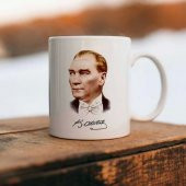 Baş Komutan Mustafa Kemal Atatürk Fotoğraflı Kupa - 1