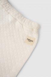 Kapitone Harem Pantolon Ekru - 3