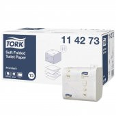 Tork Premium Yumuşak Katlamalı Tuvalet Kağıdı 30 Paket (114273) - 1