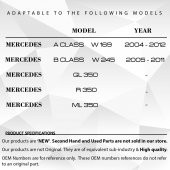Mercedes A-B Class GL350 R350 ML350 için 2 Adet Ön Sol Cam Düğme - 2
