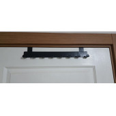 RİSİNGMABER Metal Mat Siyah Amerikan Kapı Arkası Askılık Organizer Askılık ve Banyo Kapı Arkası Askılık - 5