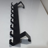 RİSİNGMABER Metal Mat Siyah Amerikan Kapı Arkası Askılık Organizer Askılık ve Banyo Kapı Arkası Askılık - 6