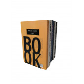 RİSİNGMABER Dekoratif Book Yazı Tasarımlı Kitap Tutucu Desteği Mat Siyah.(KİTAP AYRACI HEDİYELİ) - 2