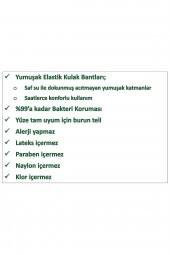 EVONY 3 KATLI CERRAHİ MASKE 100 LÜ SET - 4
