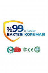 EVONY COLOR BEJ YUMUŞAK ELASTİK KULAKLI MASKE 50 ADET - 3