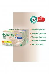 EVONY COLOR BEJ YUMUŞAK ELASTİK KULAKLI MASKE 50 ADET - 8