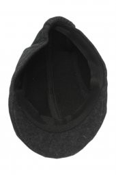 yoncatoptan Sonbahar ve Kışlık Ekose Siyah Kasket Şapka - 3